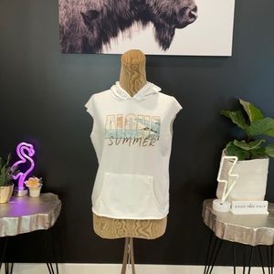 Color changing aloha summer muscle shirt